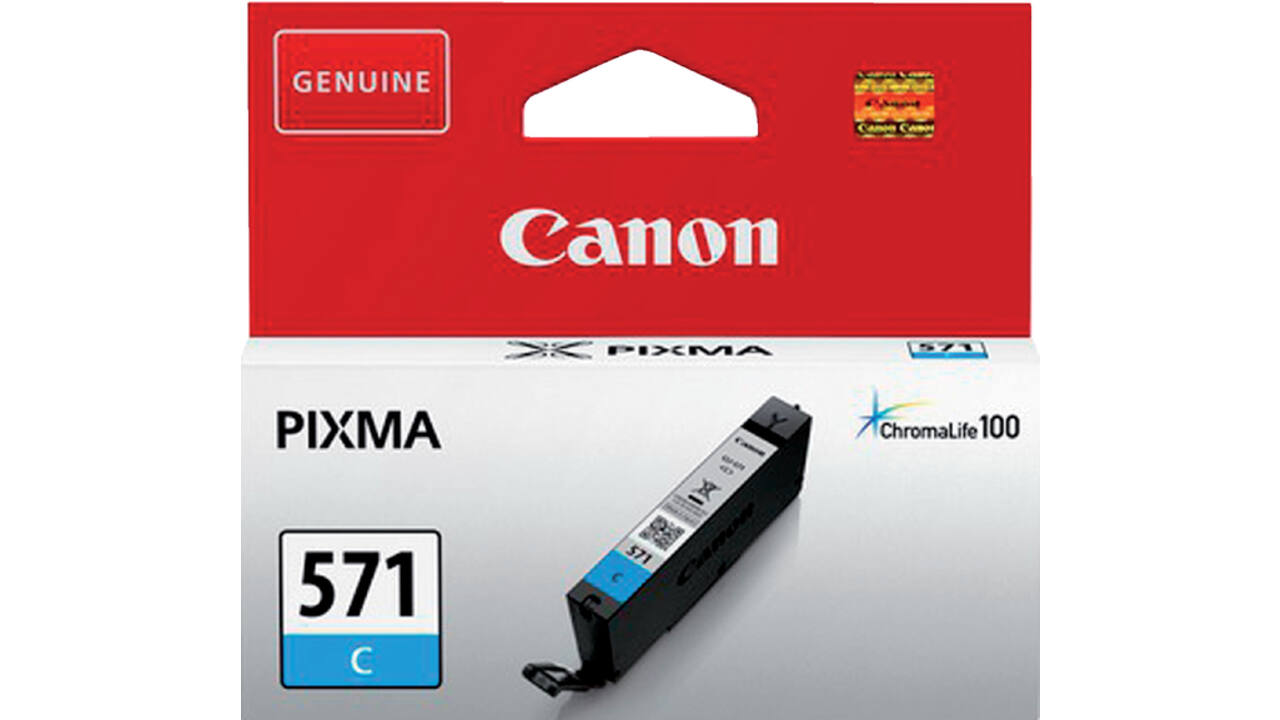 Inktcartridge Canon CLI-571 blauw