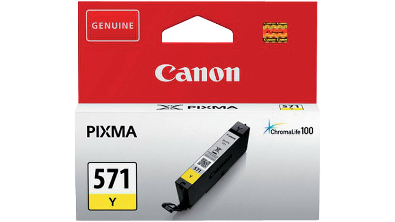 Inktcartridge Canon CLI-571 geel