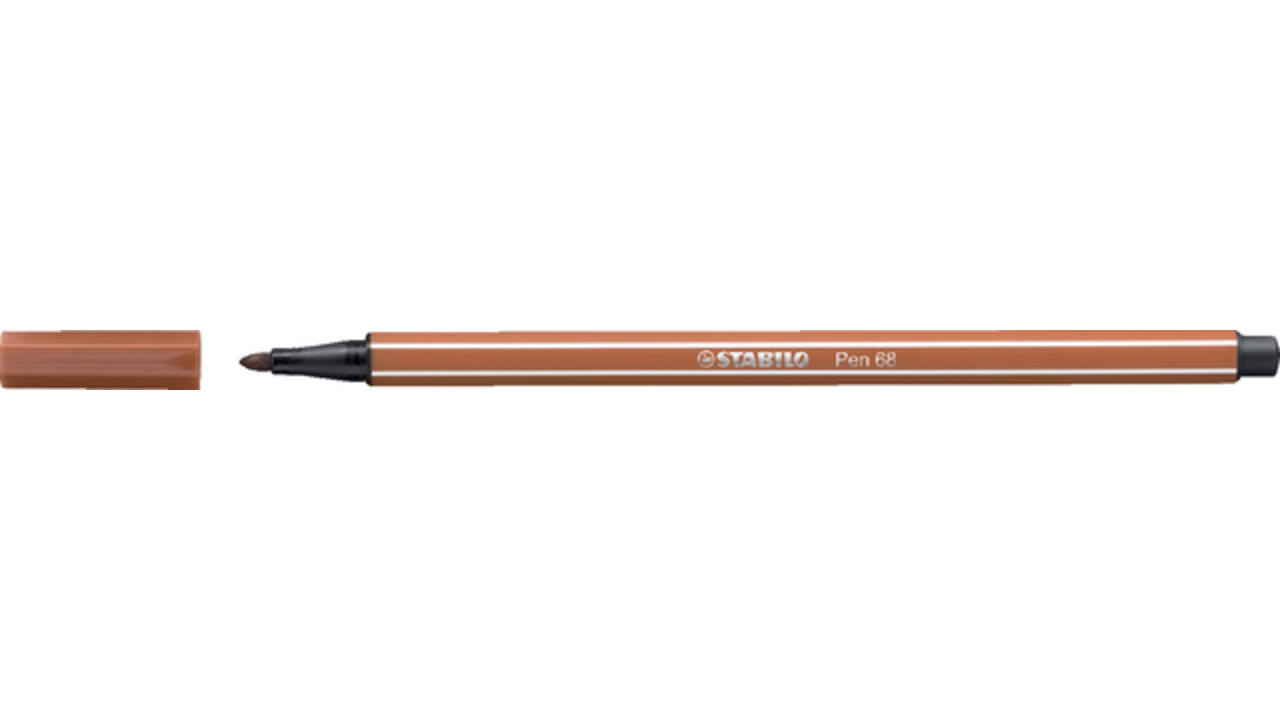 Viltstift STABILO Pen 68/75 medium sienna