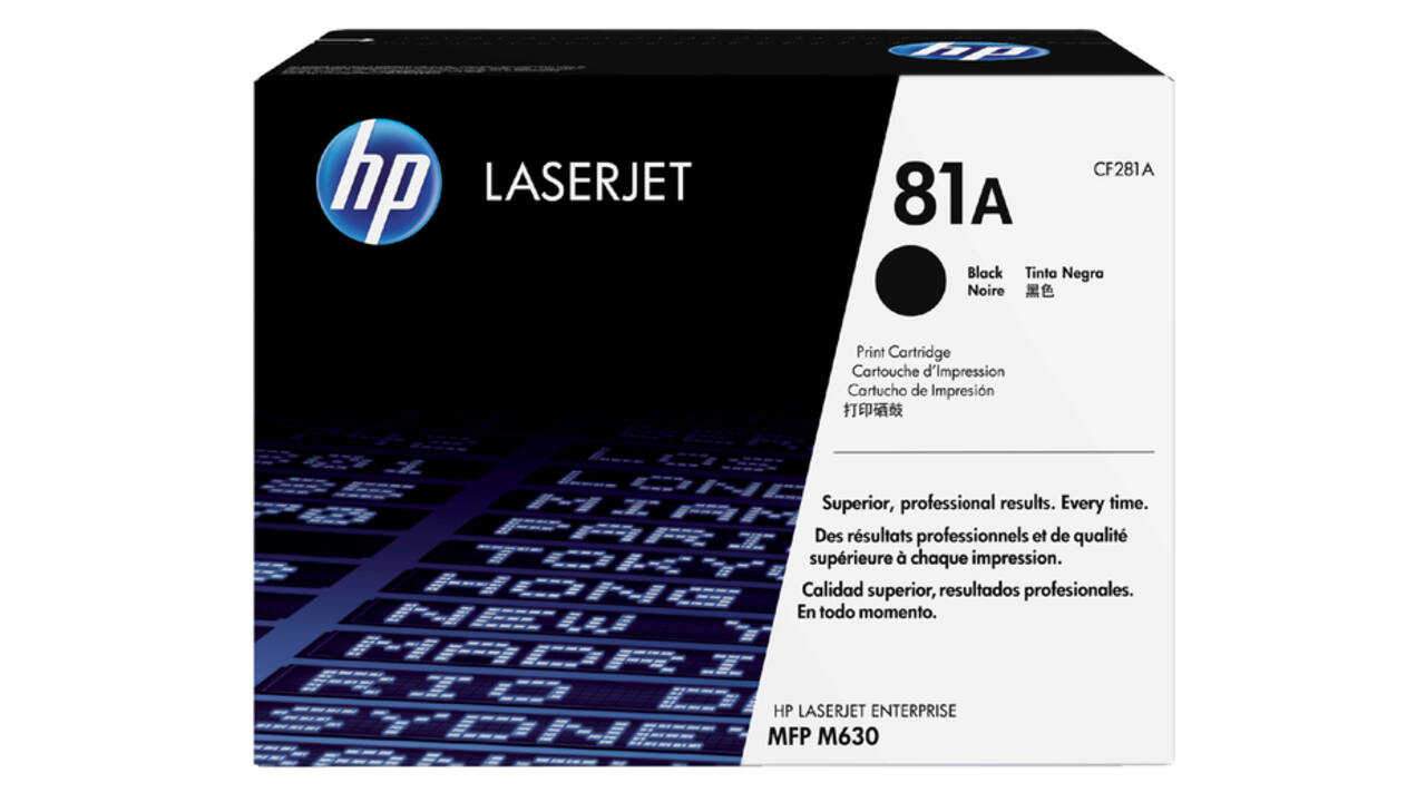 Tonercartridge HP CF281A 81A zwart