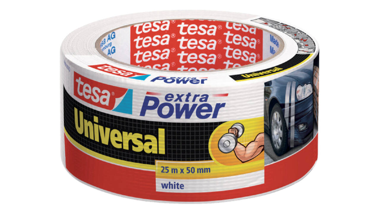 Duct tape tesa® extra Power Universal 25mx50mm wit
