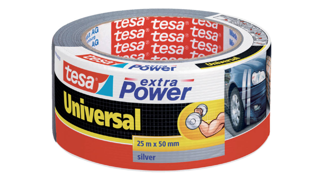 Duct tape tesa® extra Power Universal 25mx50mm grijs