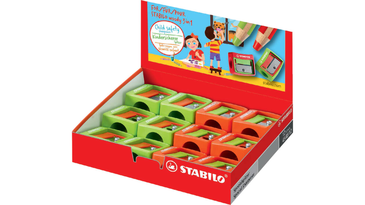 Puntenslijper STABILO woody 4548/12