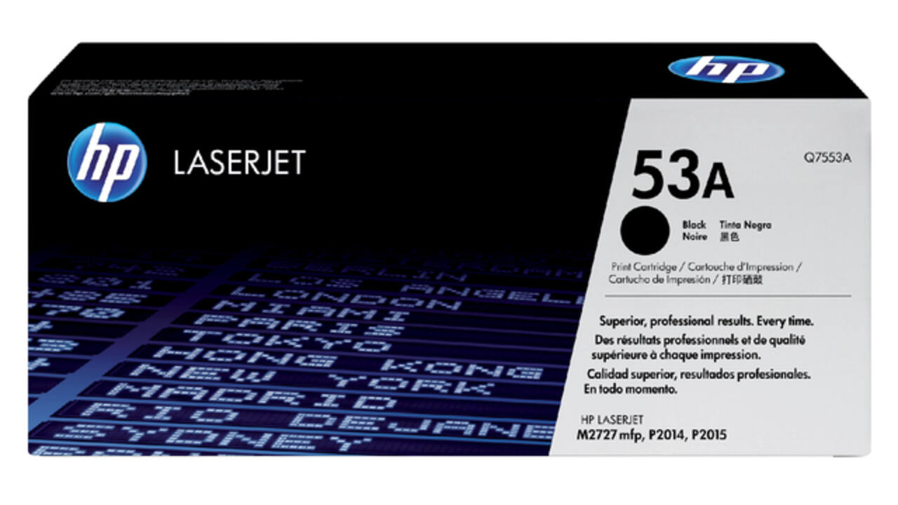 Tonercartridge HP Q7553A 53A zwart