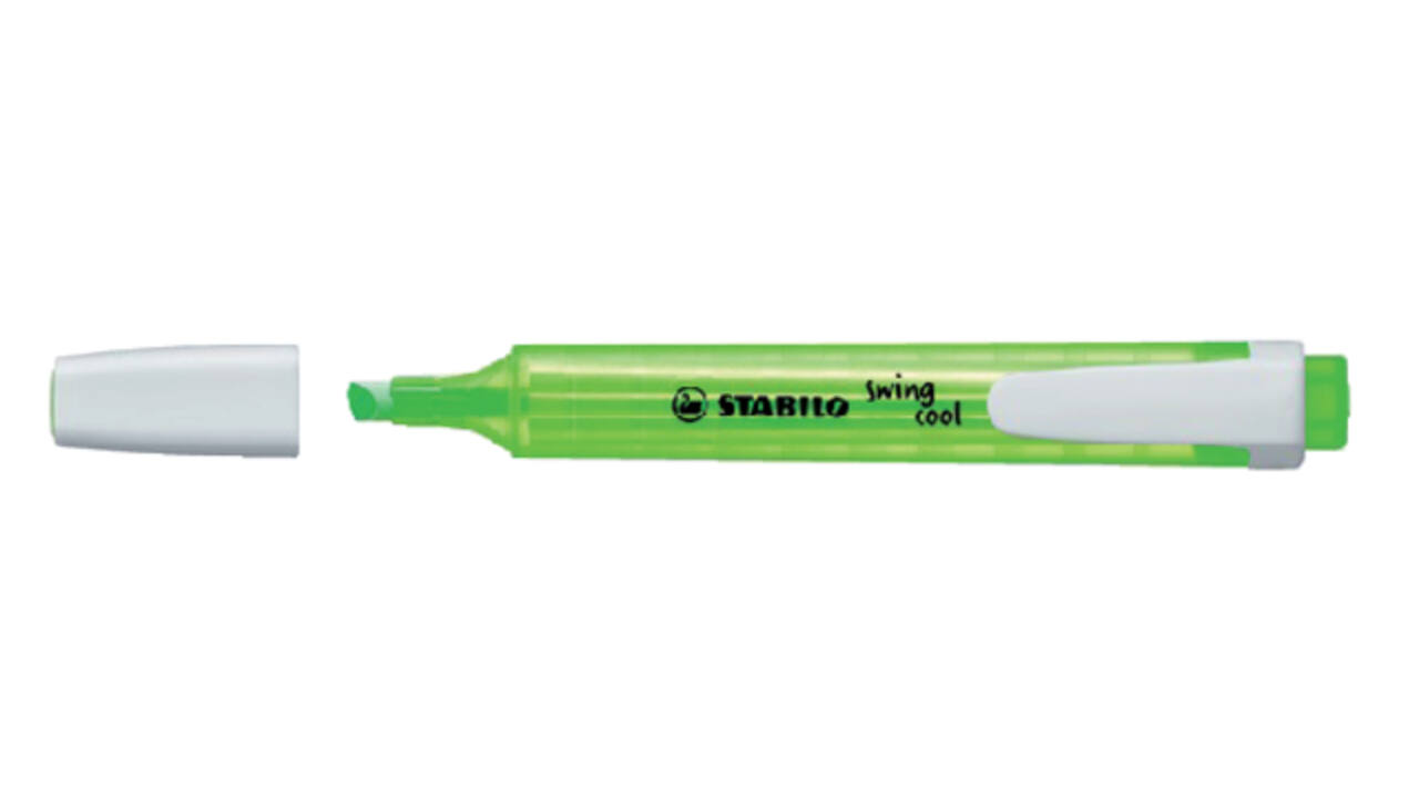 Markeerstift STABILO Swing cool 275/33 groen