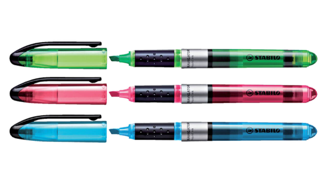 Markeerstift STABILO Navigator 545/31  blauw