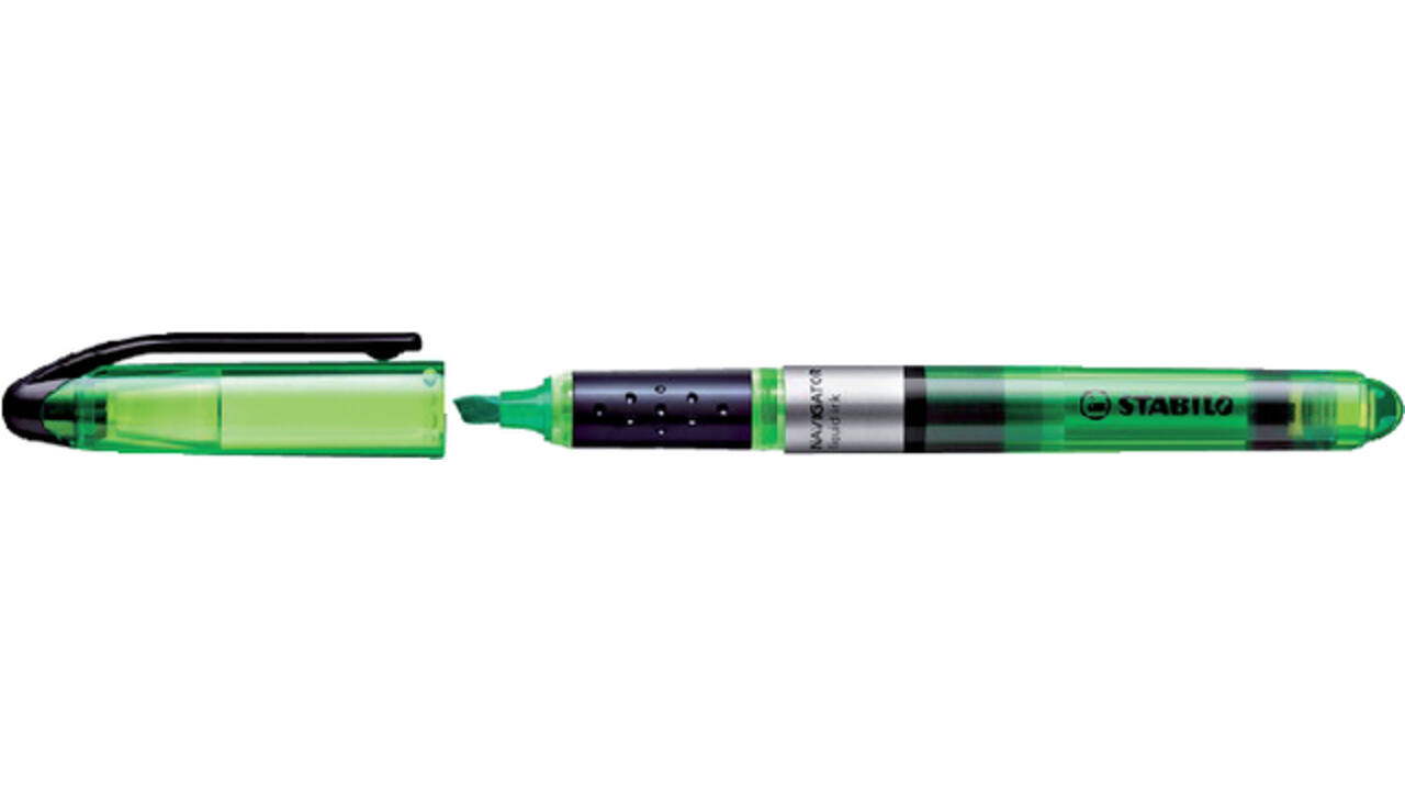 Markeerstift STABILO Navigator 545/4 assorti etui à 4 stuks
