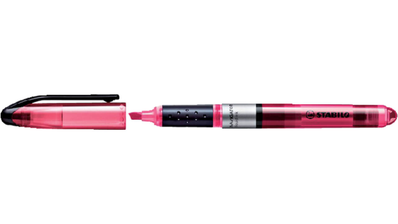 Markeerstift STABILO Navigator 545/4 assorti etui à 4 stuks