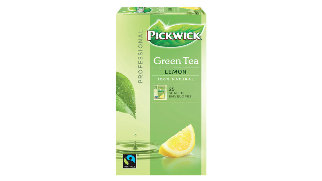 Thee Pickwick Fair Trade green lemon 25x1.5gr