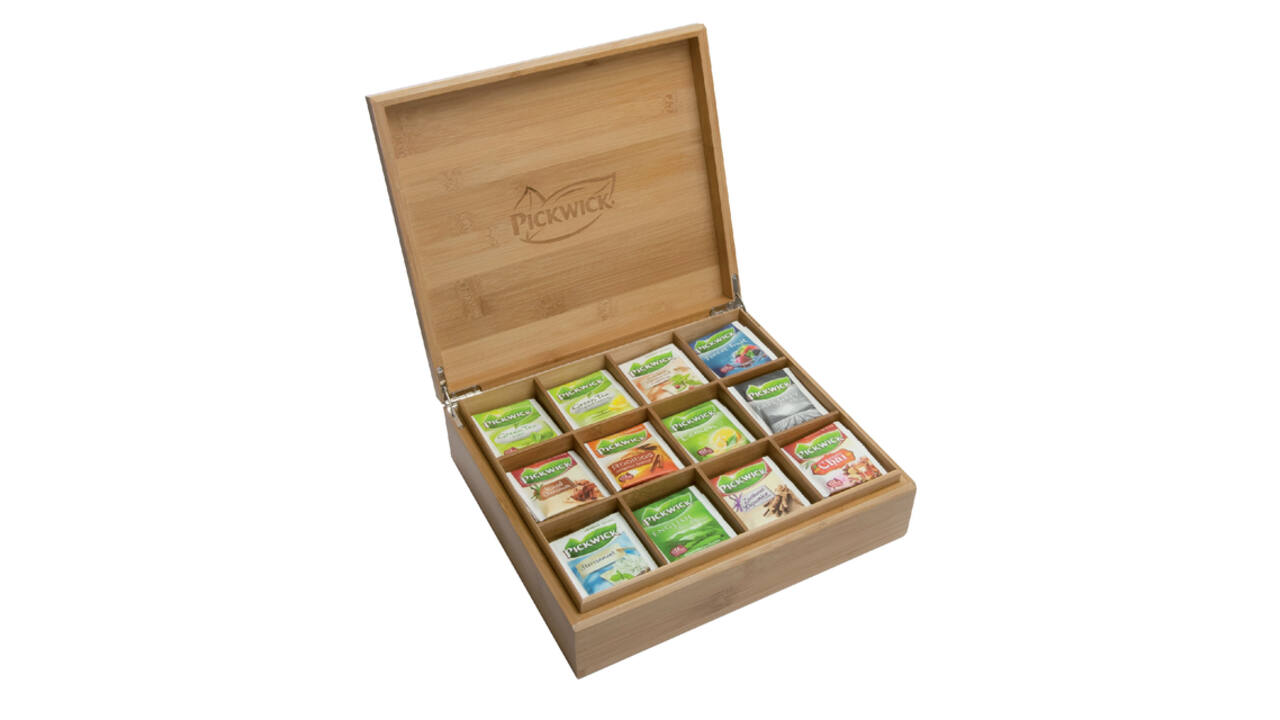 Theekist Pickwick inclusief 12 smaken thee