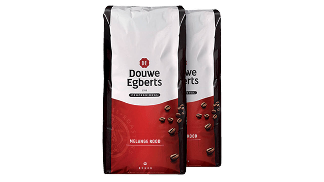 Koffie Douwe Egberts bonen Melange Rood 3kg