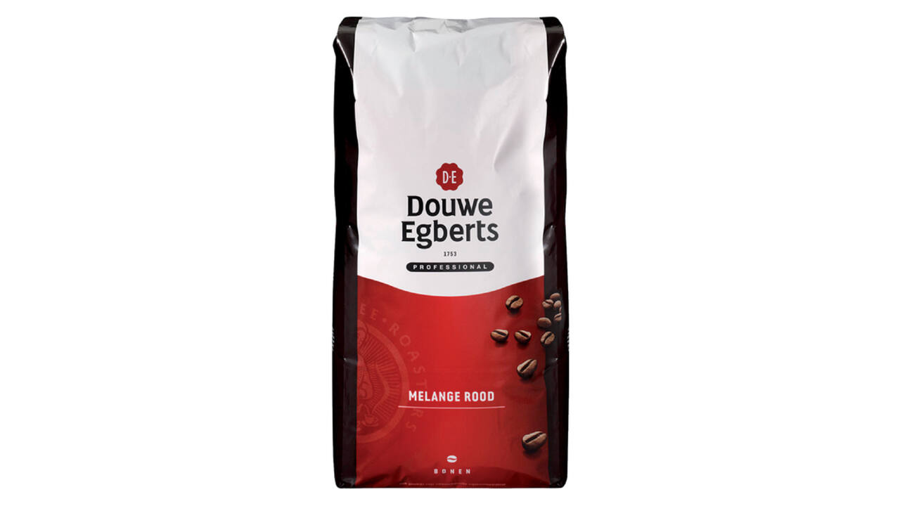 Koffie Douwe Egberts bonen Melange Rood 3kg