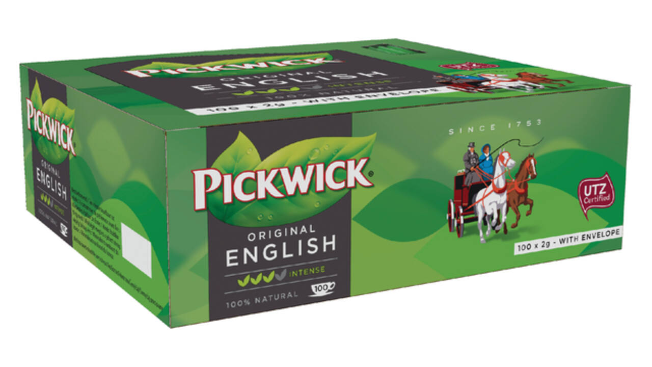 Thee Pickwick engelse melange 100x2gr met envelop