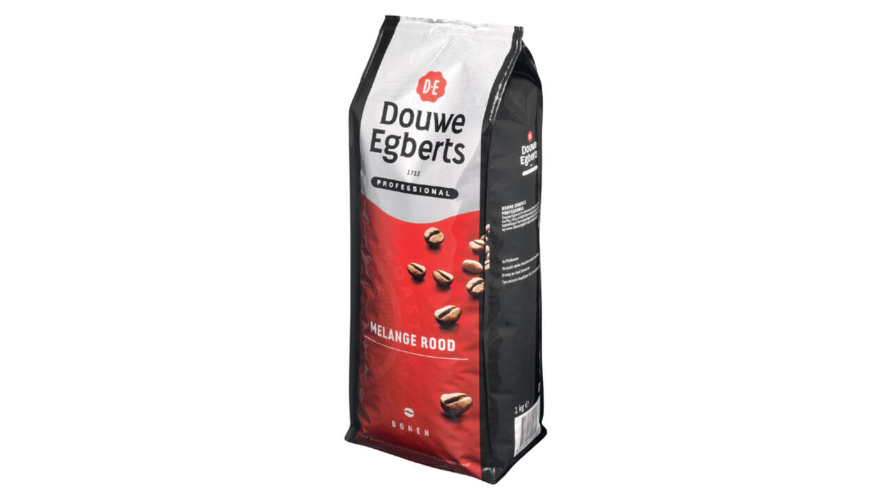 Koffie Douwe Egberts bonen Melange Rood 1kg