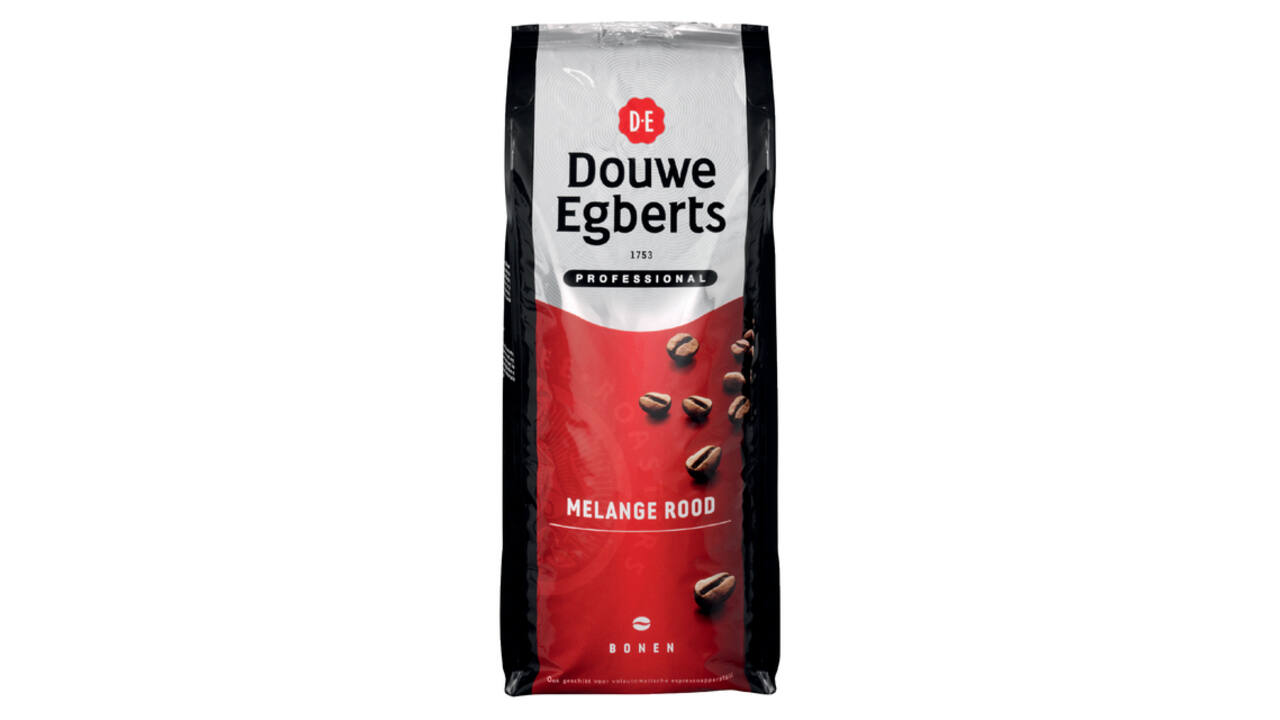 Koffie Douwe Egberts bonen Melange Rood 1kg