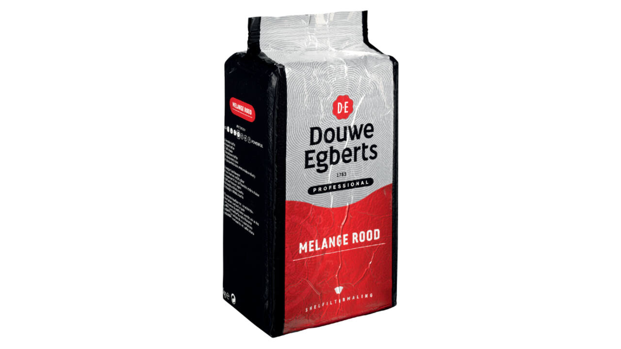 Koffie Douwe Egberts snelfiltermaling Melange Rood 1kg