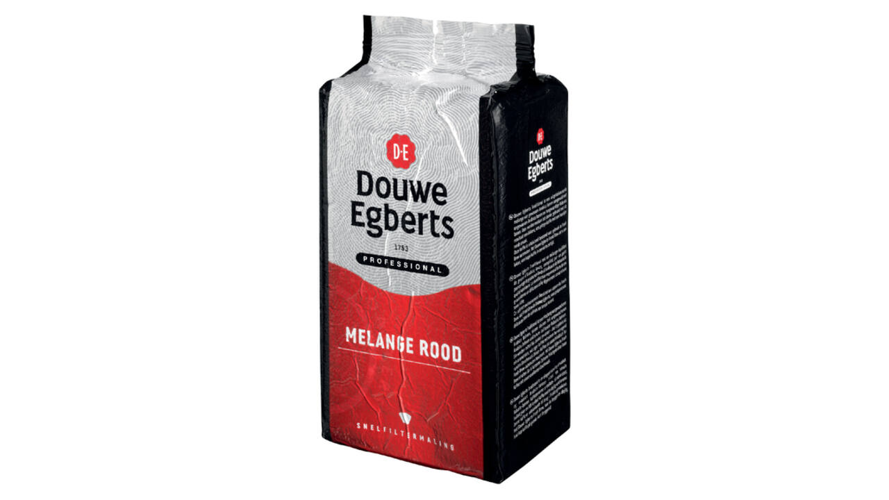 Koffie Douwe Egberts snelfiltermaling Melange Rood 1kg