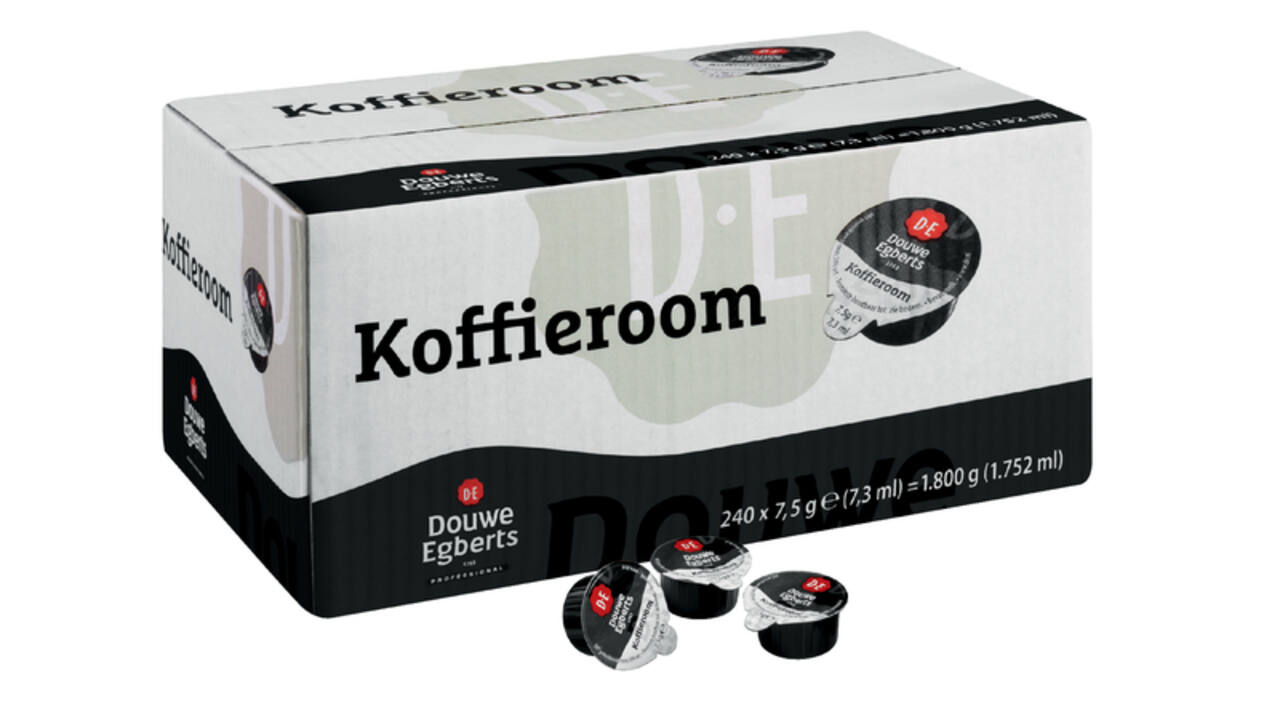 Koffiemelkcups Douwe Egberts halfroom 240x7.5gr