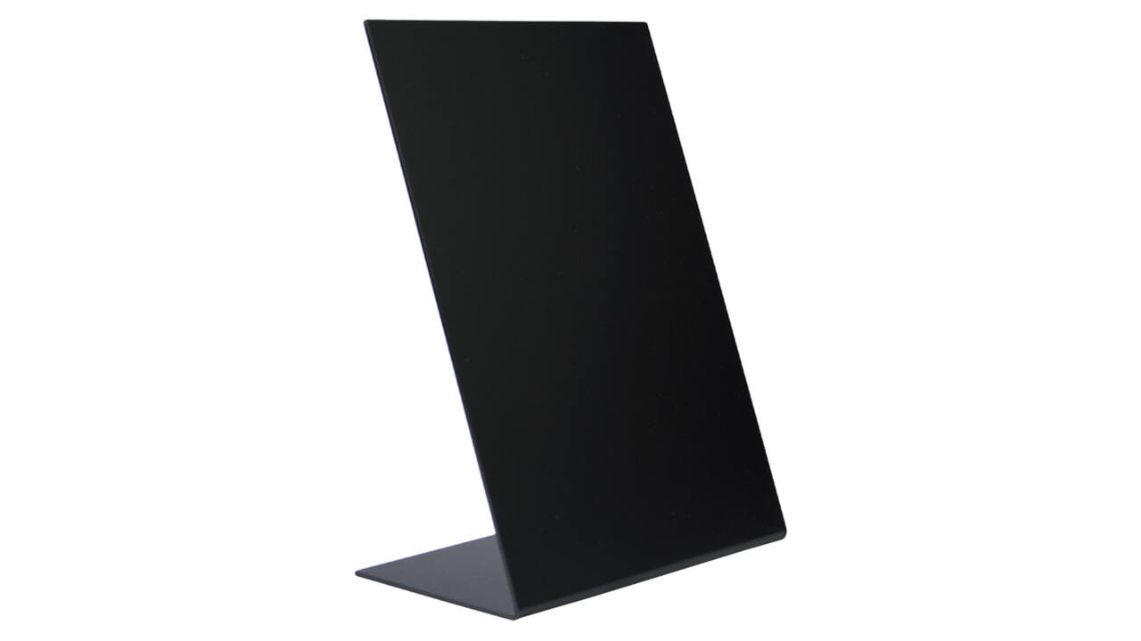 Krijtbord Securit A5 L-bord verticaal 3 stuks