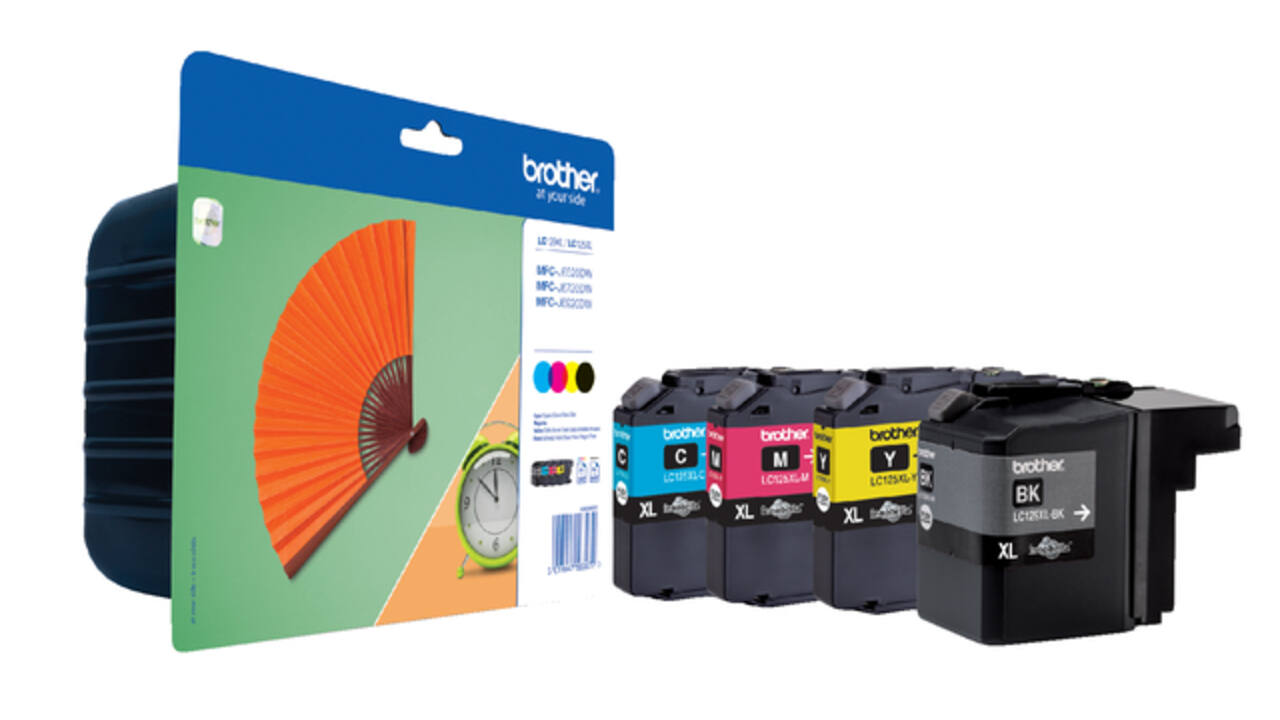Inktcartridge Brother LC-129XLVALBP zwart + 3 kleuren