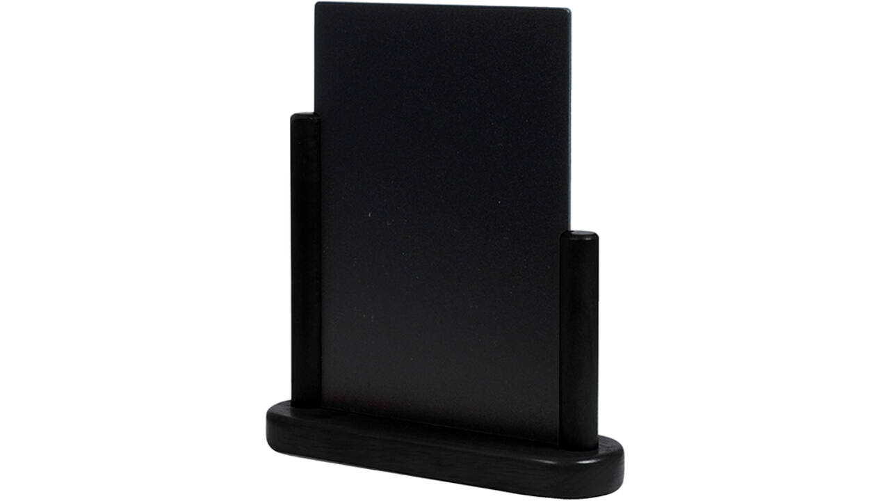 Krijtbord Securit 230x200x60mm zwart hout