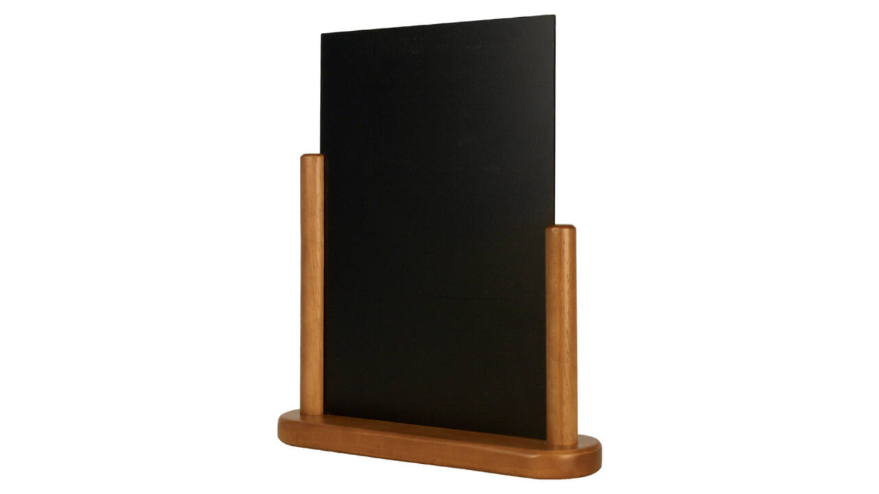 Krijtbord Securit 323x270x71mm teak hout