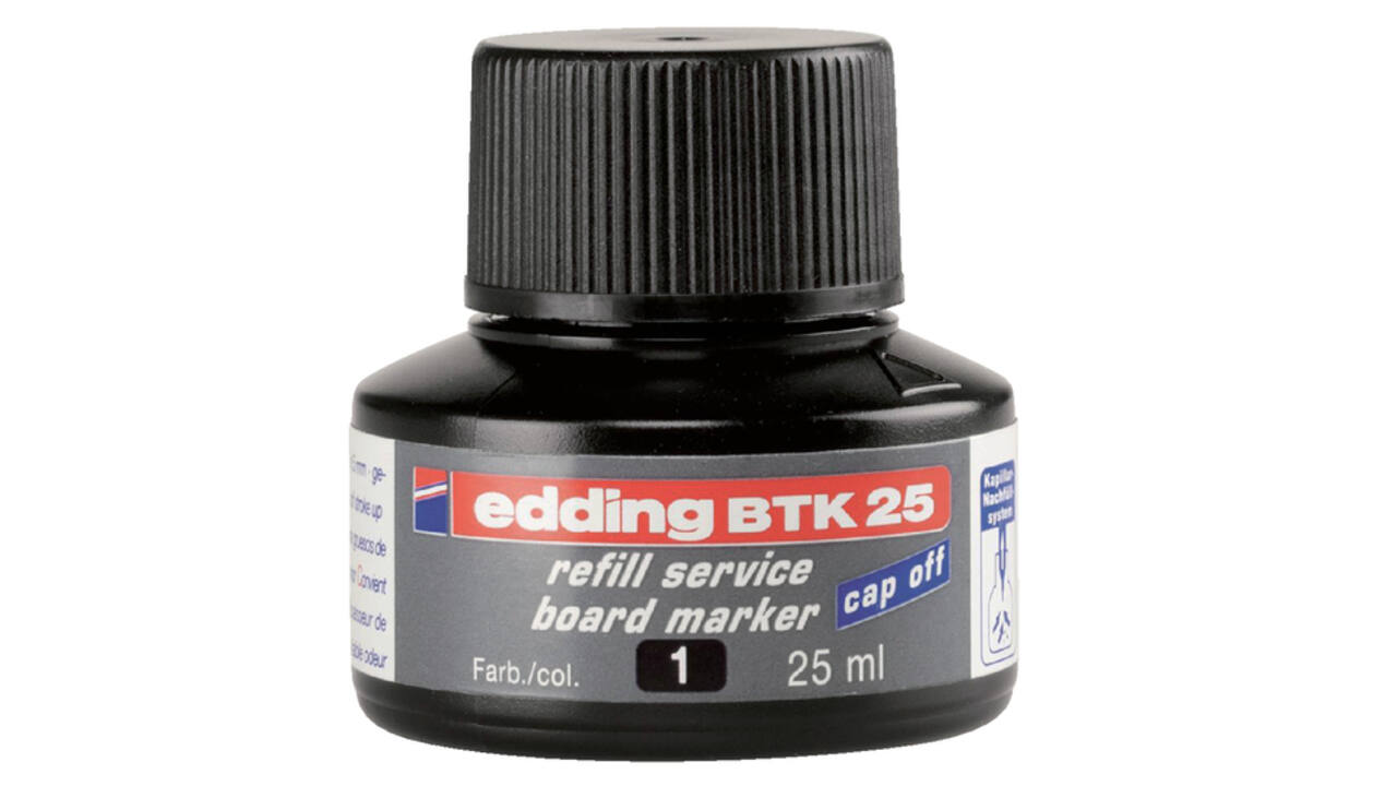 Viltstiftinkt edding BTK25 voor whiteboard zwart