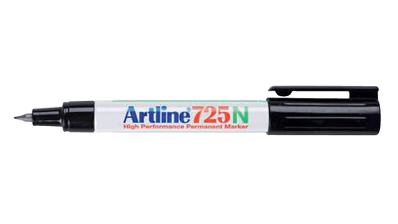 Fineliner Artline 725 rond fijn zwart