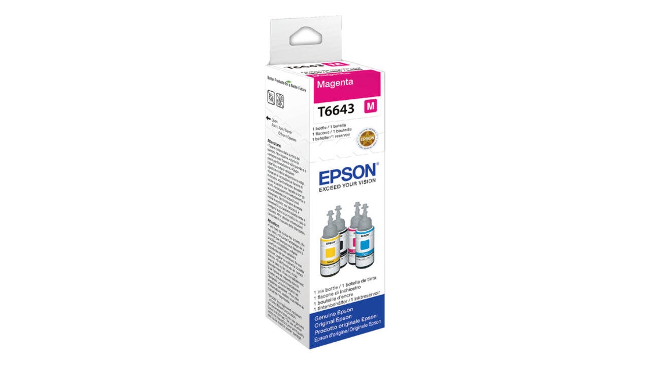 Navulinkt Epson T6643 rood