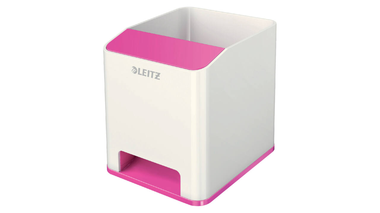 Pennenhouder Leitz WOW wit/roze