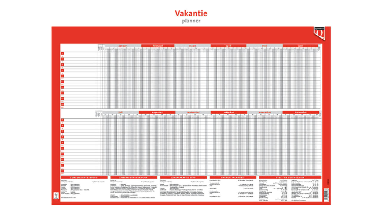 Vakantieplanner 2026 Quantore