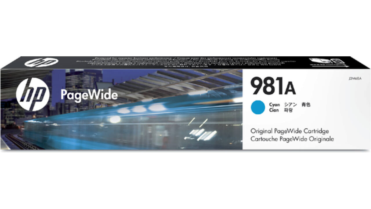 Inktcartridge HP J3M68A 981A blauw