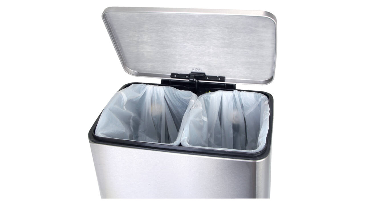 Pedaalemmer EKO E-Cube 9+10 liter rvs