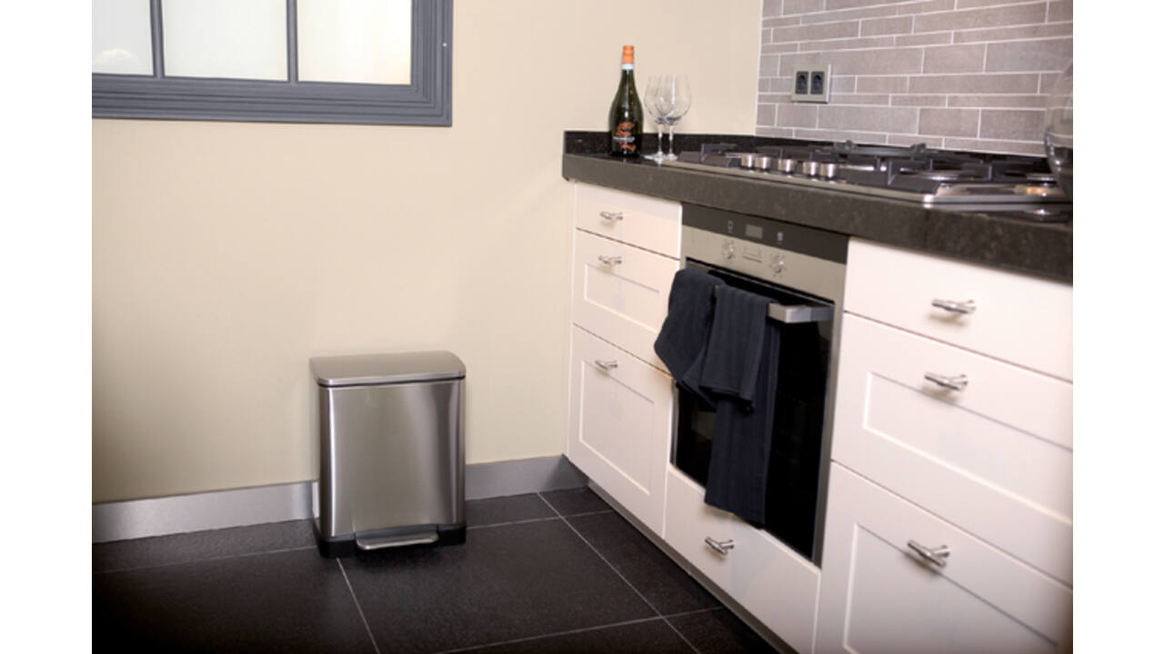 Pedaalemmer EKO E-Cube 50 liter rvs