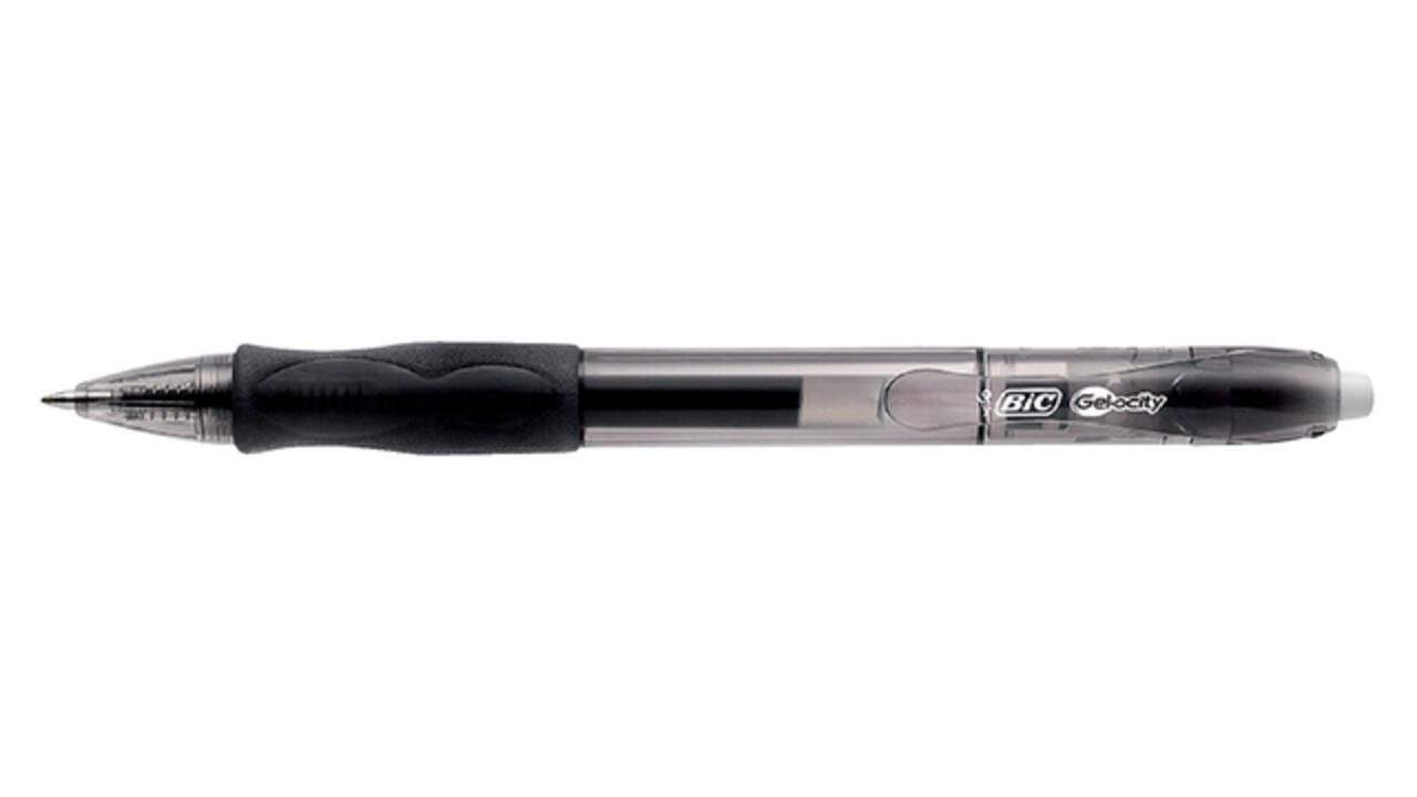 Gelschrijver Bic Gel-ocity medium zwart