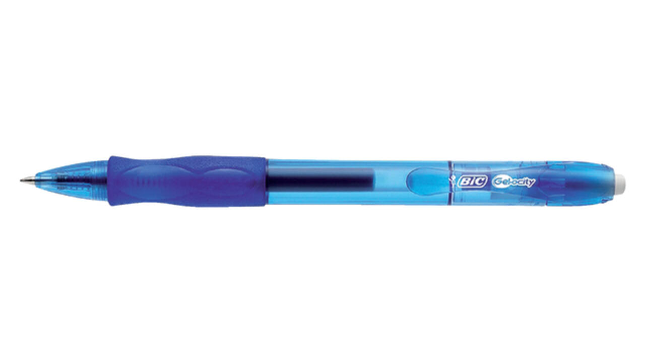 Gelschrijver Bic Gel-ocity medium blauw