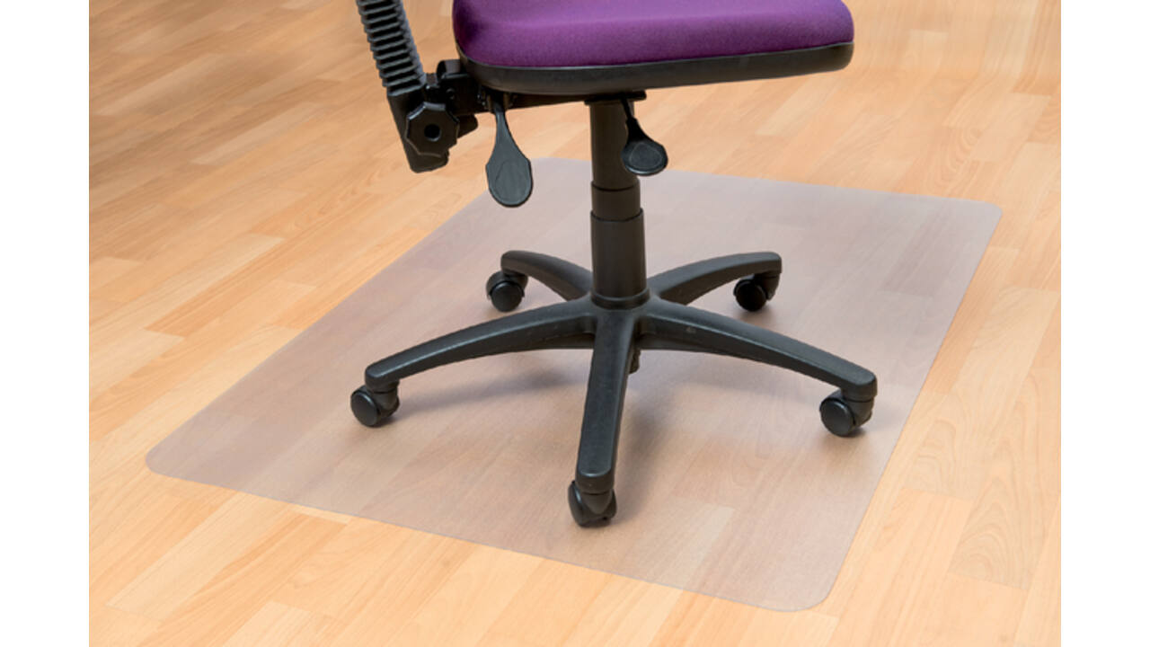 Stoelmat Floortex PVC 120x150cm voor harde vloeren