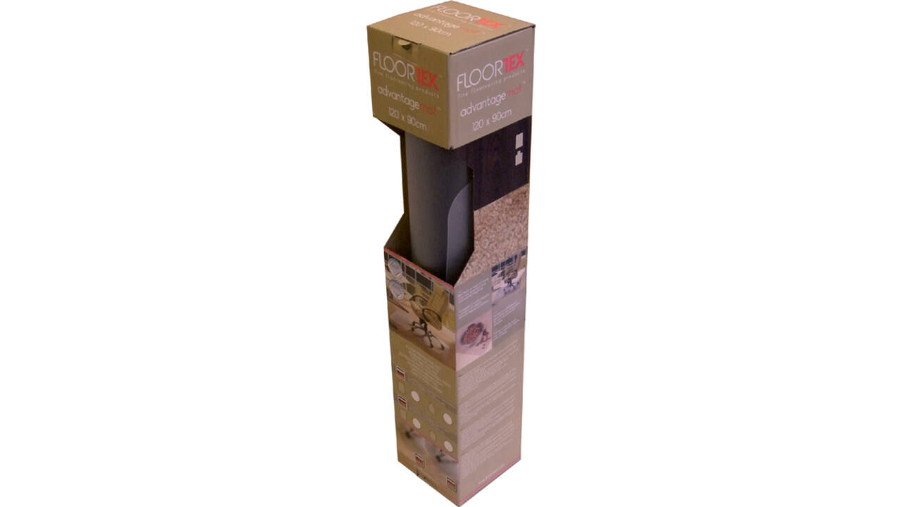 Stoelmat Floortex PVC 120x90cm voor harde vloeren retailpak