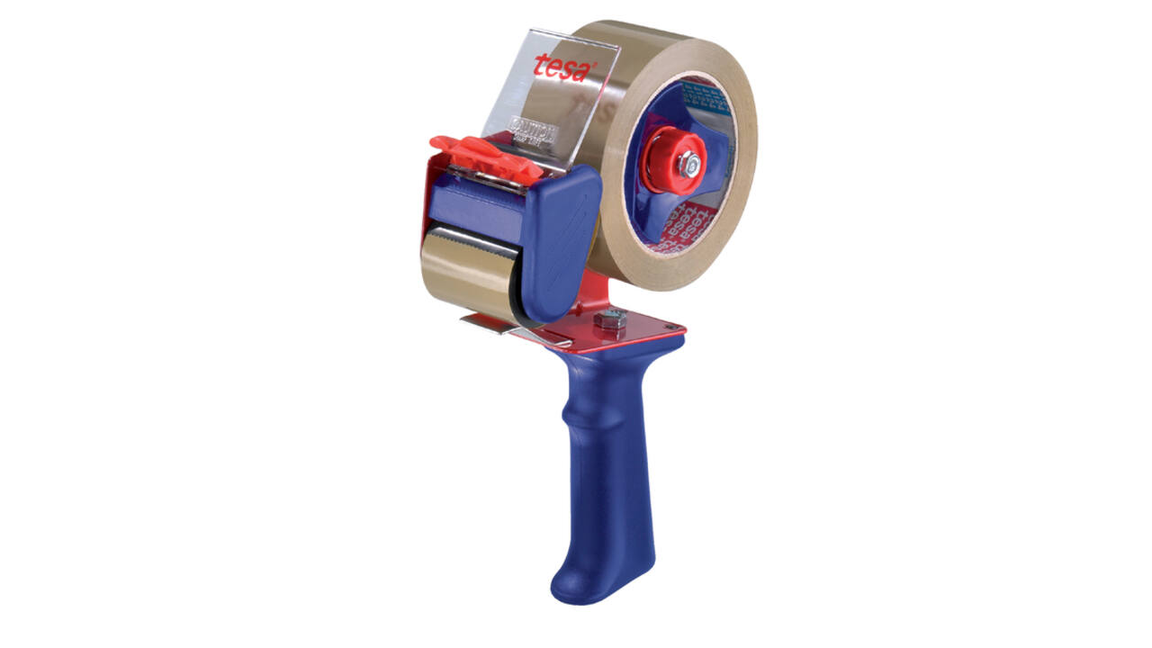 Handdozensluiter Tesa met 2 rollen 66mx50mm transparant
