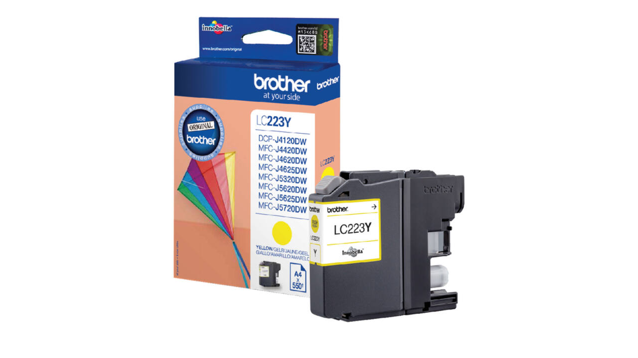 Inktcartridge Brother LC-223Y geel