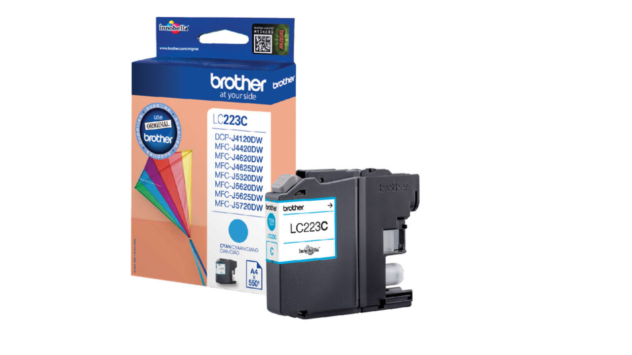 Inktcartridge Brother LC-223C blauw
