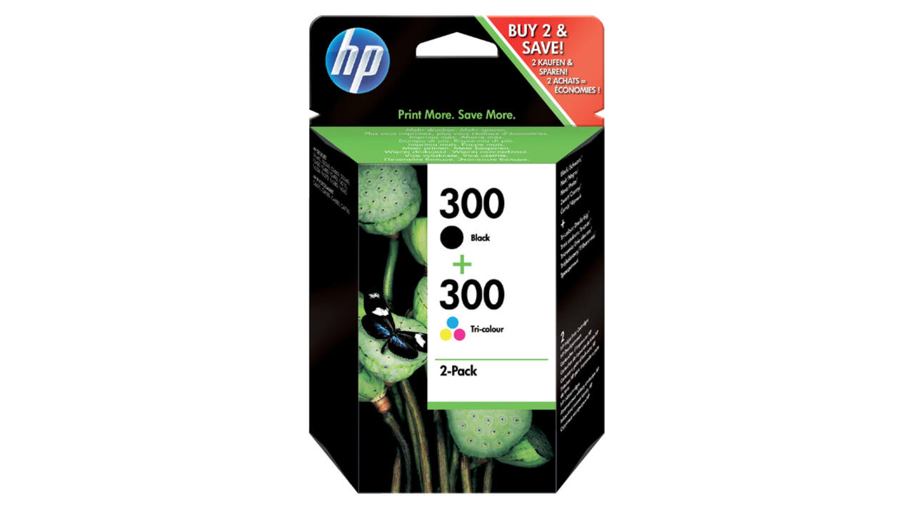 Inktcartridge HP CN637EE 300 zwart + kleur
