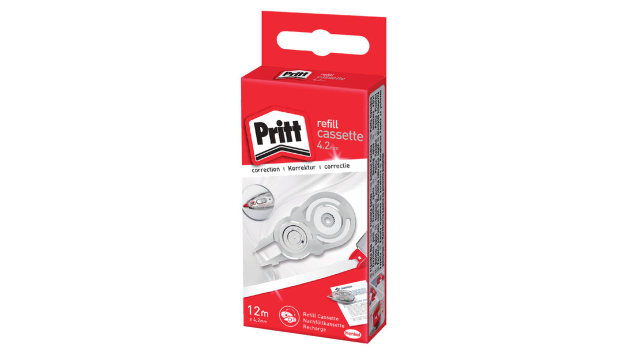Correctietapevulling Pritt navul cassette Flex 4.2mmx12m