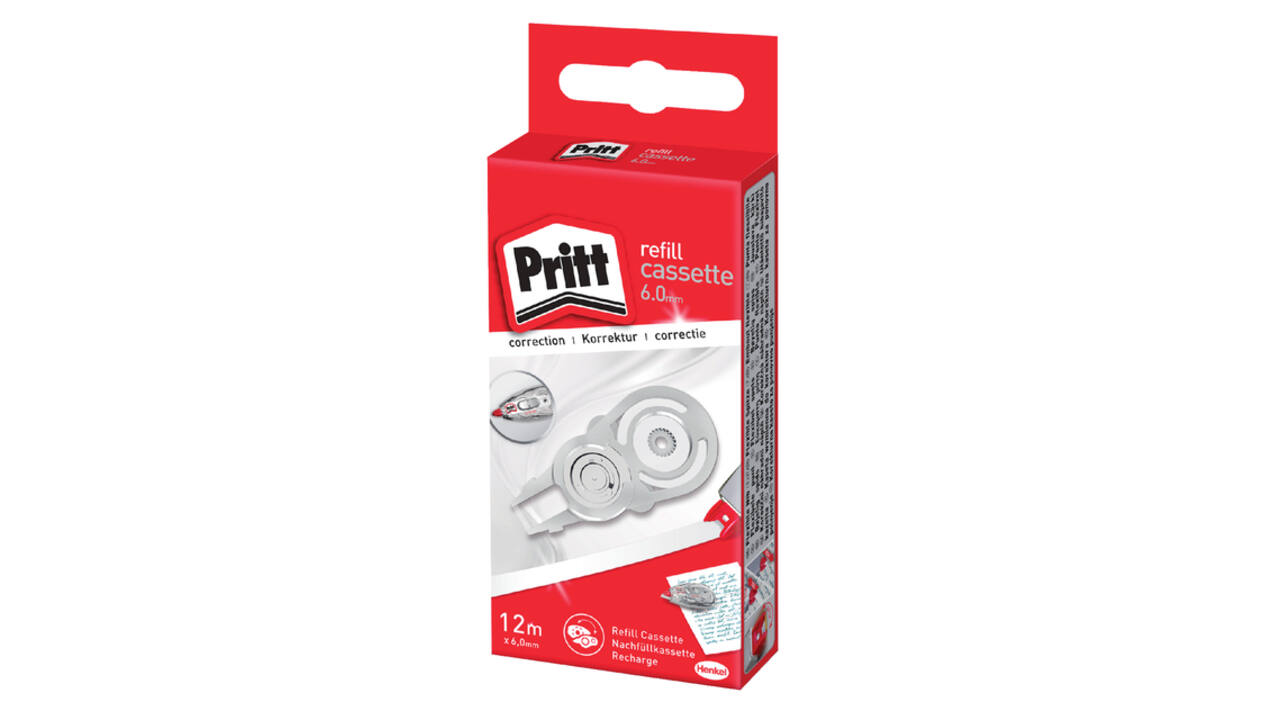 Correctietapevulling Pritt navul cassette Flex 6mmx12m
