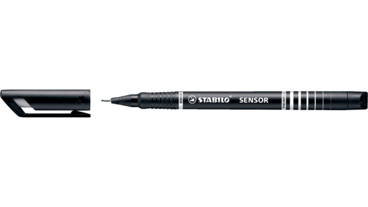 Fineliner STABILO Sensor 189/46 fijn zwart