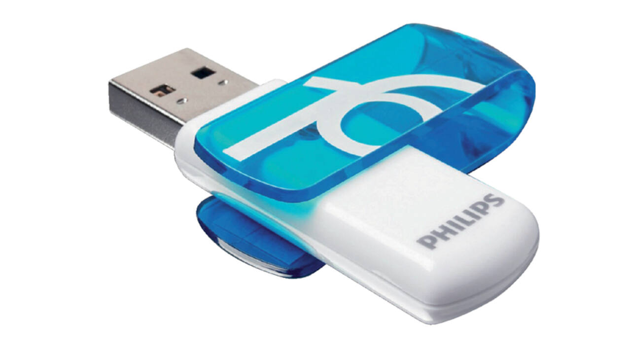USB stick 2.0 Philips Vivid USB-A 16GB blauw