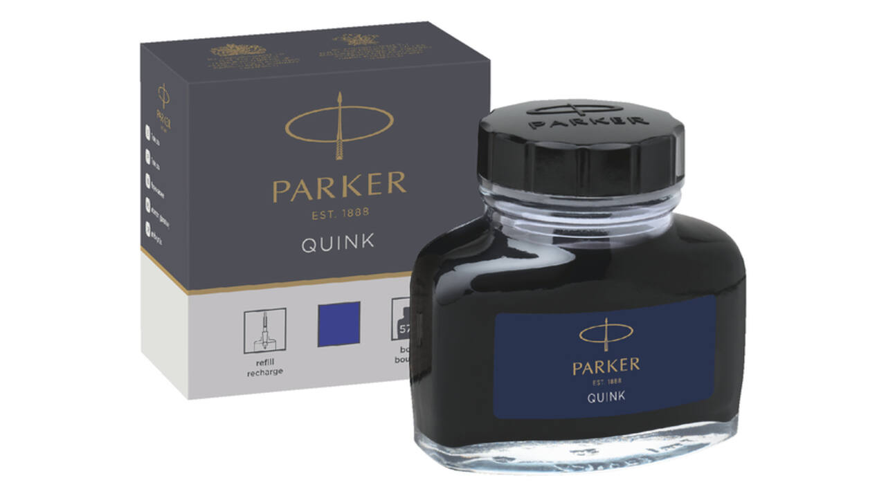 Vulpeninkt Parker Quink permanent 57ml blauw
