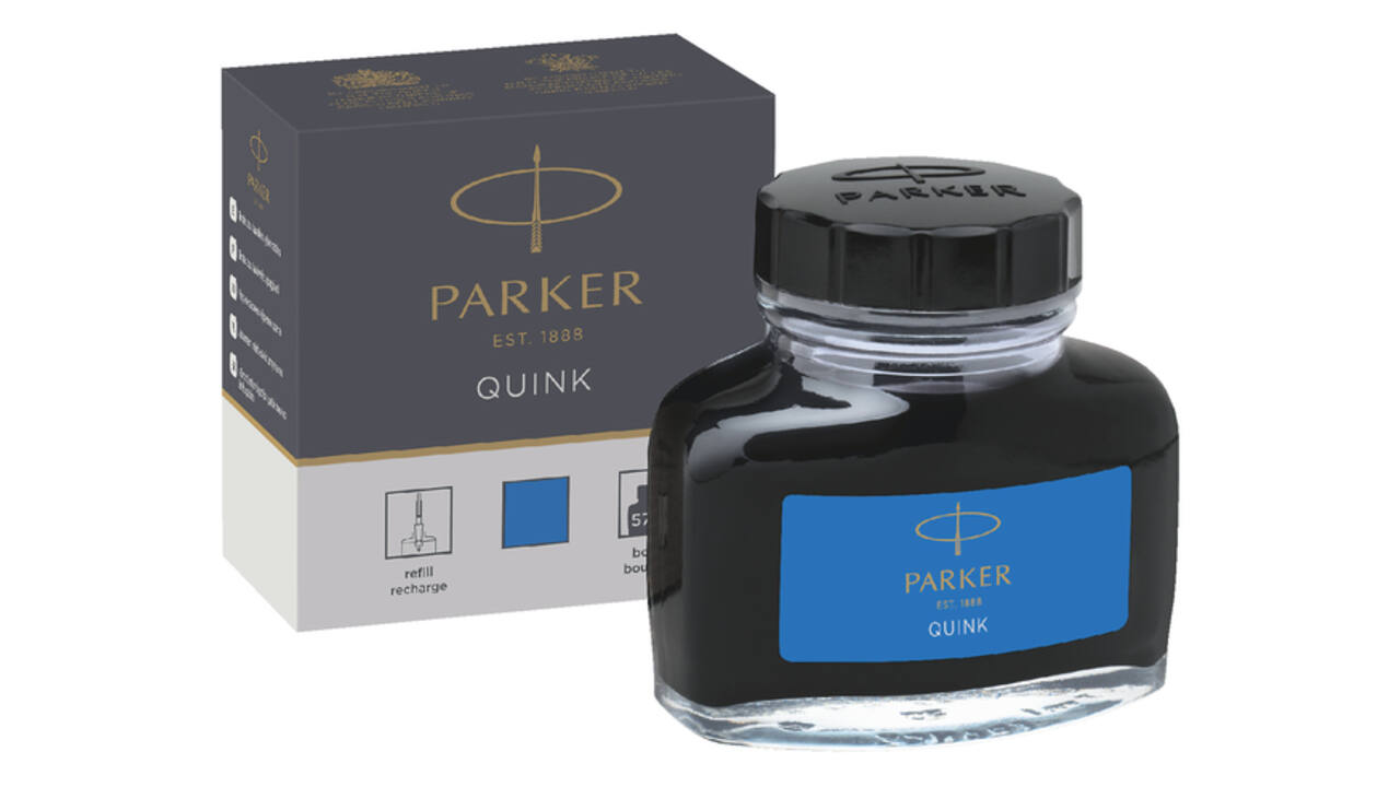 Vulpeninkt Parker Quink uitwasbaar 57ml koningsblauw
