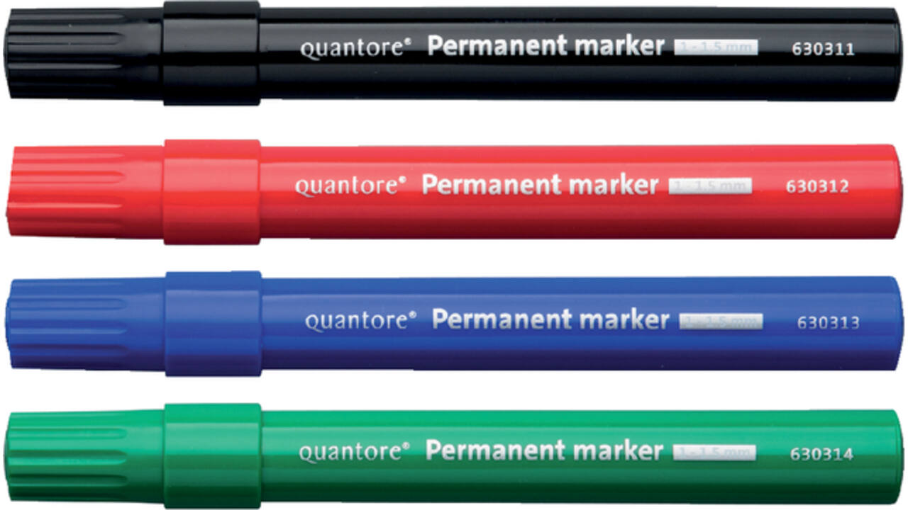 Permanent marker Quantore rond 1-1.5mm rood