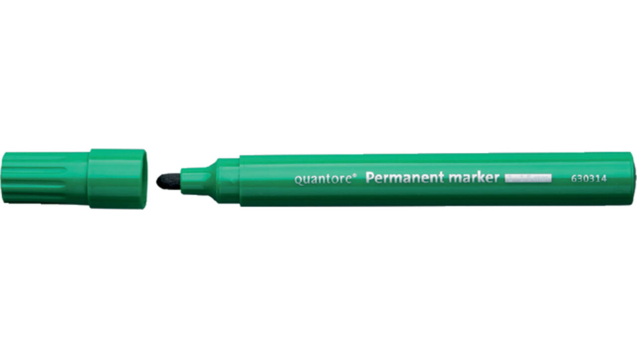 Permanent marker Quantore rond 1-1.5mm groen